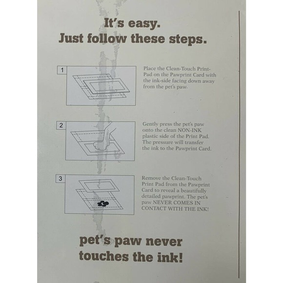 NEW Pet Journal Puppy Baby Book with Pet Paw Print Stamp Kit Dog Scrapbook Album - Picture 5 of 12